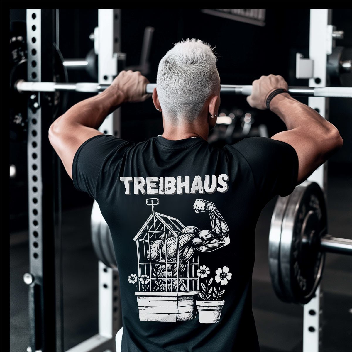 Oversized T-Shirt - Treibhaus - Gymwear - Geschenkpoet